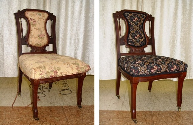 обивка мебели до и после